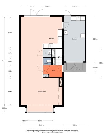 Floorplan - Voorsteven 7, 3751 WJ Bunschoten-Spakenburg